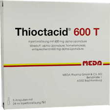 THIOCTACID 600 T Injektionslösung 5 X 24 ml Injektionsl