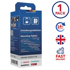 Descaling Tablets for Coffee Machines Maker Removes Limescale for Bosch Siemens - Picture 1 of 9