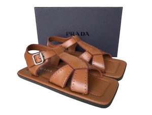 New Authentic PRADA Mens Sandals Shoes Sz US11 EU44 UK10 2X3070 - Picture 1 of 8