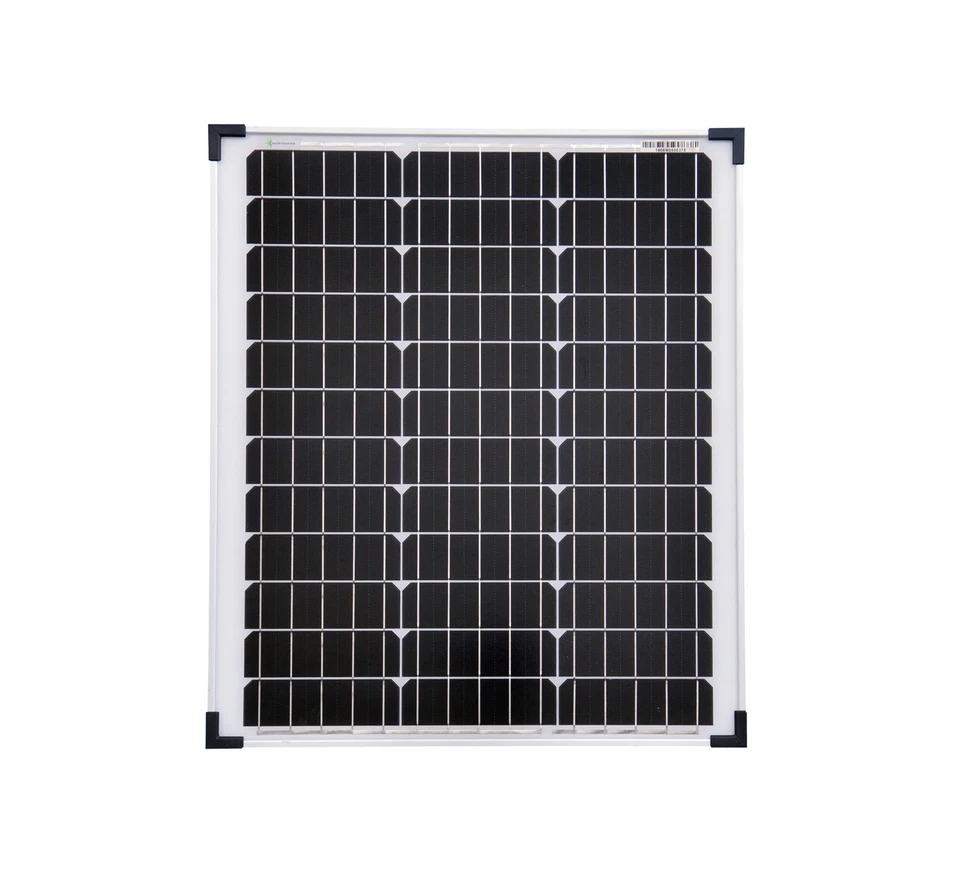 SolarTronics 50W Mono-Solarmodul - Schwarz, 63x54,5x3,5cm (5501M115)