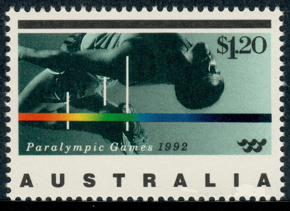 Austrália - 1992 - Jogos Olímpicos e Paralímpicos - US$ 1,20 - #3940 - Imagem 1 de 1