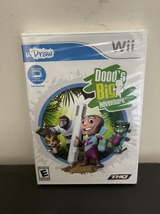 Nintendo Wii U Draw Game Dood’s Big Adventure 2010 THQ Brand New Sealed! E ✍️ - Picture 1 of 5