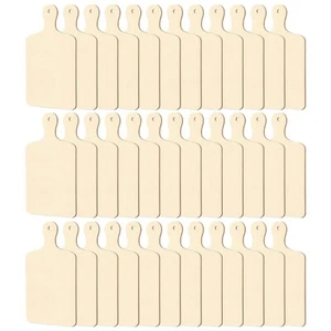 36 Pcs Wooden Cutting Board with Handle Unfinished Wood Craft Charcuterie5517 - Picture 1 of 4