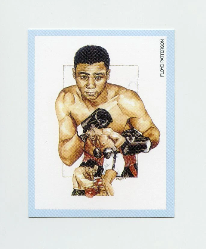 #TN03895 FLOYD PATTERSON Red Back Variation 1991 Card - Image 1 of 1