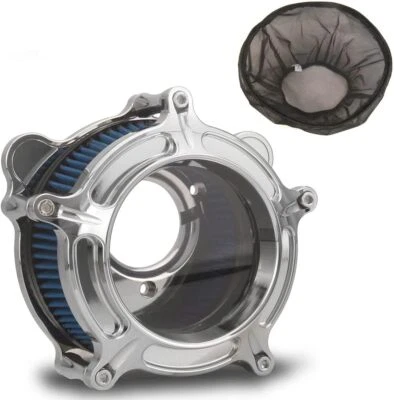 Filtro filtro de aire Clarion cromado para Harley Heritage Springer Softail 1993-2015 Foto 1 de 4