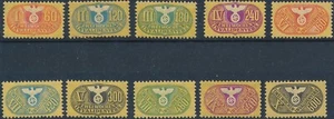 Stamp Germany Revenue WWII Third Reich Era Medical Set MNH - Picture 1 of 3