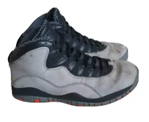 Nike Air Jordan 10 Entrenadores Reino Unido 9.5 UE 44.5 2013 Hi Top Gris Fresco 310805-023 - Imagen 1 de 12