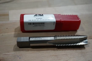 TITAN 750 3/4-10 H3 3-FLUTE PLUG TAP, SPIRAL POINT, HSS, FREE SHIP, 1 PIECE - Picture 1 of 1
