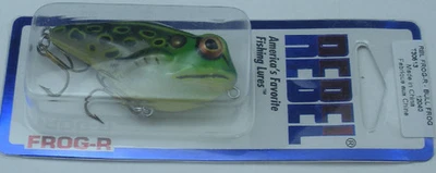 Rebel T30513 3 дюйма бычья лягушка лягушка R бычья лягушка темно-зеленая и черная - Изображение 1 из 3