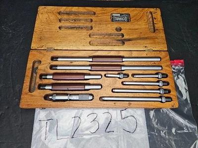 JUEGO MICRÓMETRO INTERIOR TUMICO #1-440 TUBULAR CON ESTUCHE DE MADERA (TL2325) Foto 1 de 4