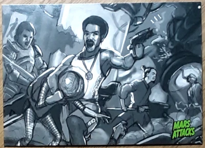 2015 Mars Attack's Occupation Concept Card 24 THE GREAT ESCAPE. - Image 1 of 3