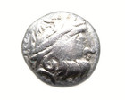 KELTISCHE SILBER DRACHME  16 MM. RARE NR: 1