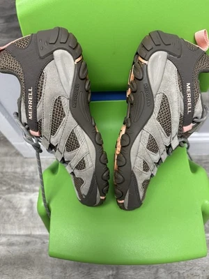 Merrell Mujer 8 Zapatos de Senderismo Aluminio Dream J033034 Gris/Naranja Excelente Usado Foto 1 de 4