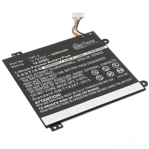 Batería 3.75V Li-Ion para Toshiba Satellite Click Mini L9W-B L9W-B 8.9 T8T-2 5100mAh - Imagen 1 de 1