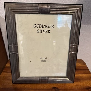 Godinger Silver-plated Picture Frames Easel Back 8x10” Vintage - Picture 1 of 2