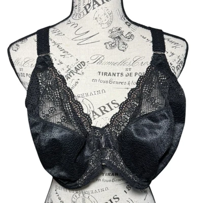 Elomi  Carmen Bra 42I Black 4010 Underwire Plunge - Image 1 of 4