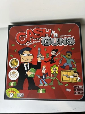 Cash N Guns 2nd Edition Board Game Complete Set with Cards and Rules - Image 1 of 4