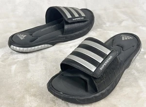 Adidas Superstar 3G Slides Sandals Fitfoam Comfort Black G40165 Men's Size 11 - Picture 1 of 7