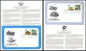 1989 Traditional Mail Delivery Sc 2434-2437 FDC PCS panel, stagecoach steamboat - Picture 1 of 1
