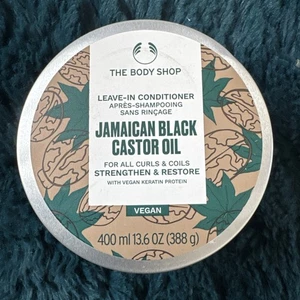 The Body Shop Jamaican Black Castor Oil Leave-In Conditioner For Curls 13.6 Oz - Picture 1 of 4
