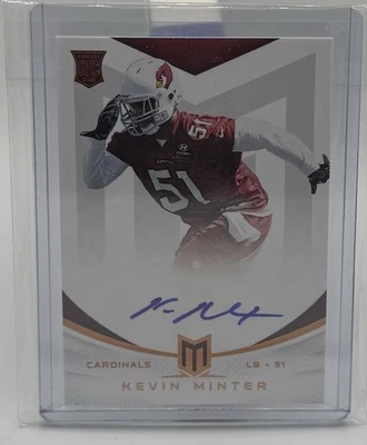 2013 Panini Momentum - Kevin Minter #154 Rookie Signatures Silver /599 (AU, RC) - Image 1 of 2