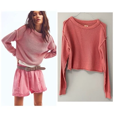 Suéter Pullover WE THE FREE x FREE PEOPLE Inside Out en Rosa Talla Pequeña Foto 1 de 4
