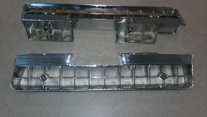 1962 1963 1964 CHEVROLET IMPALA CHROME FRONT ARMREST BASES, PAIR - Picture 1 of 2
