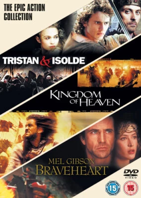 Kingdom of Heaven/Tristan and Isolde/Braveheart DVD (2007) Martin Hancock, - Image 1 of 2