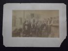Group Of Men In Art Studio With Magic Latern Projector Vtg Cabinet Photo