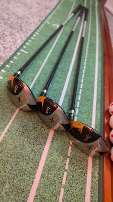 Juego de hierros híbridos Lynx Golf HXI 4, 5, 6 grafito varilla flexible regular agarre original  Foto 1 de 4