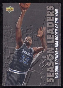 177 SHAQUILLE O'NEAL 1993-94 UPPER DECK SEASON LEADERS MAGIC NBA BASKETBALL - Bild 1 von 2