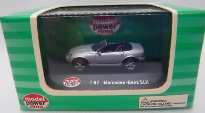 Mercedes-Benz SLK Silver 1:87 Die Cast Model Power Minis 102722DMT - Image 1 of 2