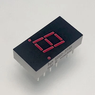 [1x] 5082-7730 HP Numeric LED Display 7 Segment 0.3" Red 640nm DIP-11 - Bild 1 von 4
