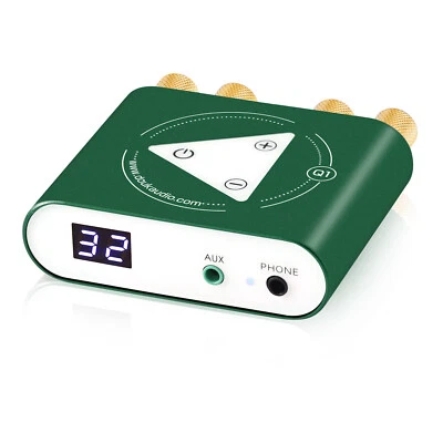 Douk Audio Q1 Mini Bluetooth 5.0 Digital Amplifier Stereo Receiver Headphone Amp - Image 1 of 4