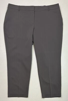 Apt. 9 Torie размер 24 Вт короткий серый прямой ноги середины подъема платье брюки новый с Ярлыками - Изображение 1 из 4