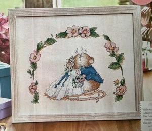 Cross Stitch Chart - Margaret Sherry’s Wedding Mice - Picture 1 of 3