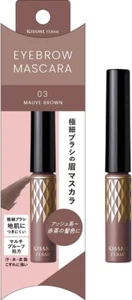 Kiss Me Ferme Eyebrow Mascara N 03 Mauve Brown Liquid Fine Brush JPN - Picture 1 of 3