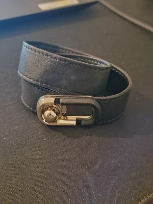 Bracciale/Braccialetto per donna Marc Jacobs - Pelle - Nero e oro - Come nuovo - Immagine 1 di 3