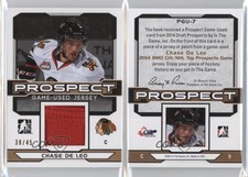 2014 ITG Draft Prospects Prospect Game Used Bronze Jersey /45 Chase De Leo