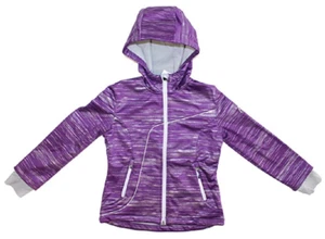 Snozu Girls Softshell Fleece Lined Winter Jacket Plum Metallic - Picture 1 of 1