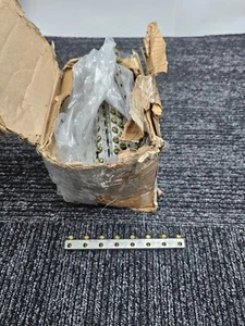 (QTY 50) Hubbell 8 Position Ground Block EM-4250-8H Bar Hex Screw #10–24 Mount - Picture 1 of 9