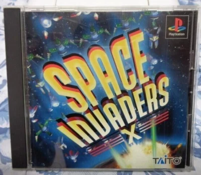 PS1 PS PlayStation 1 Space Invaders X Japanese Games With Box Tested Genuine - Image 1 of 3