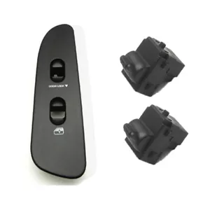 Passenger Window Switch & Bezel 2003-2005 For Dodge Ram 1500 2500 3500 Set Black - Picture 1 of 7