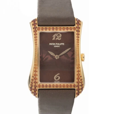 PATEK PHILIPPE Gondolo Serrata Quartz 4962/200R-001 Rose Gold Box/Paper - Image 1 of 4