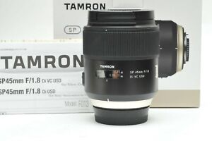  Tamron SP 45mm F1.8 Di VC USD Lens F013 For Nikon F DSLRs *Excellent*