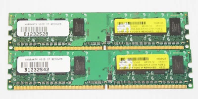 OEM 2gb (2 x 1gb) MT1GU8T1288-806 PC-6400 Memory - AOpen AK73 Pro PC Desktop - Image 1 of 3