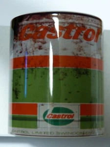 Castrol Oil Can Inspired Retro Vintage Mug - Mechanic Birthday Xmas Gift - Picture 1 of 5