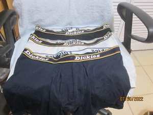 Men's Underwear Dickies 3 Pairs Extra Large Black, Gray, Navy Blue - Picture 1 of 4
