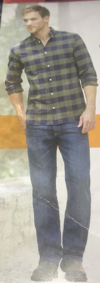 Wrangler jeans mens 36 relaxed 1097FXWXD blue