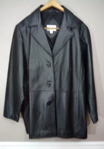 Chaqueta de cuero Worthington para mujer talla 3X usada en excelente estado - Imagen 1 de 8